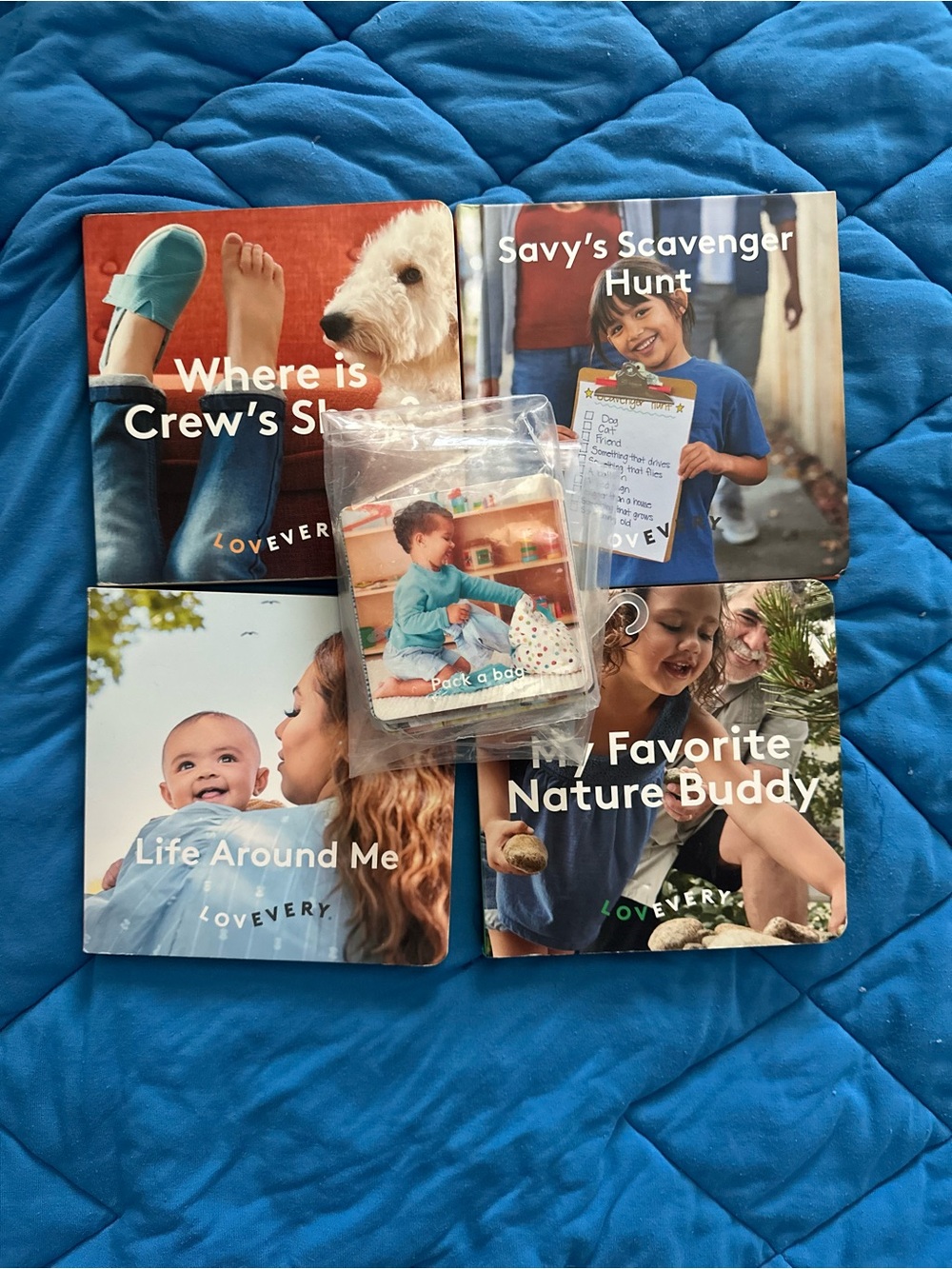 Lovevery Kids Board Book Set and routine cards